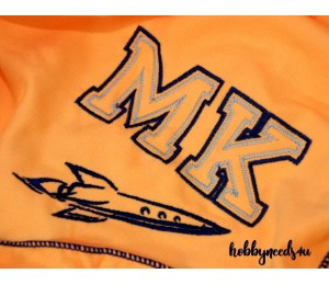 Stickserie - College Style Alpha Satin & Fransenappli Schriftart